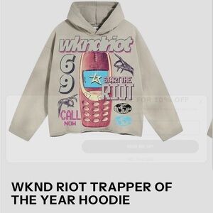 BNWT small weekend riot trapper of the year SET Hoodie & sweatpants $300 retail